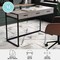Martha Stewart 19.75 in. D X 47.25 in. W X Engineered Wood, Steel, Gray Top/Oil Rubbed Bronze Frame ZG-ZP-028-GY-BK-MS - alternate 2